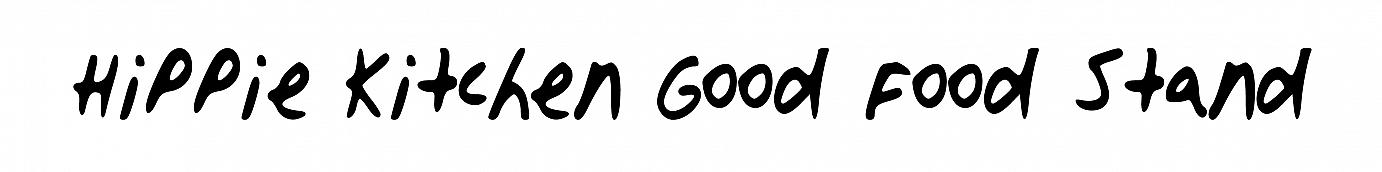 Hippie Kitchen Good Food Stand logo top
